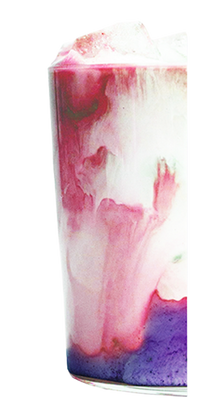 Blackberry Sakura Latte